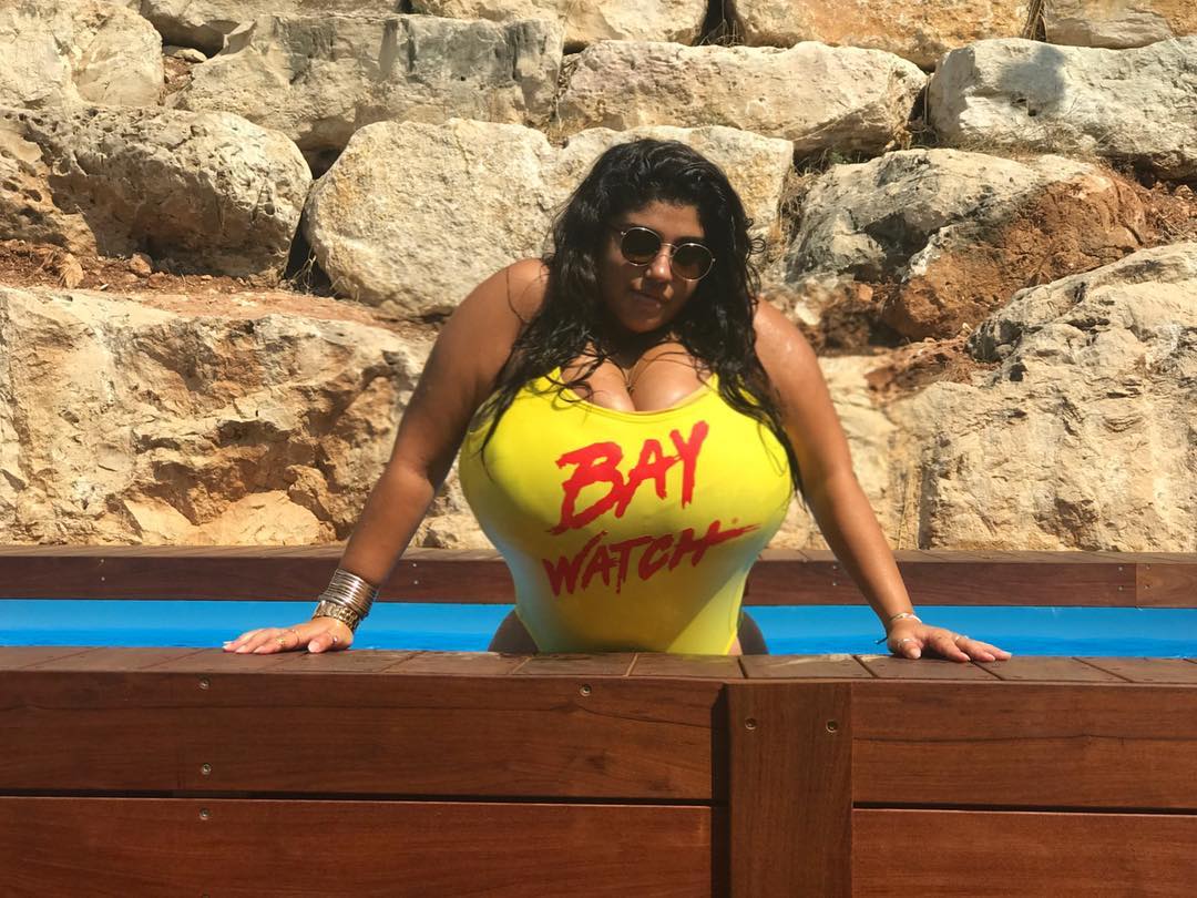 busty yuval65 baywatch bikini huge boobs